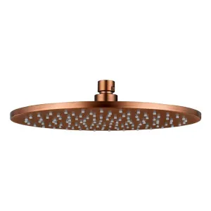 Round Shower Head Brushed Copper by Aquaperla, a Shower Heads & Mixers for sale on Style Sourcebook