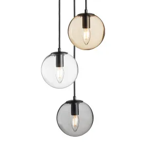 Tully Orb Glass Multi Drop Chandelier by Fat Shack Vintage, a Chandeliers for sale on Style Sourcebook