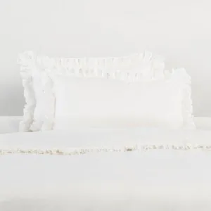 Vintage Quilt Cover Set - Softwash Cotton, Super King, Oatmeal Melange - Canningvale by Canningvale_Vintage, a Sheets for sale on Style Sourcebook