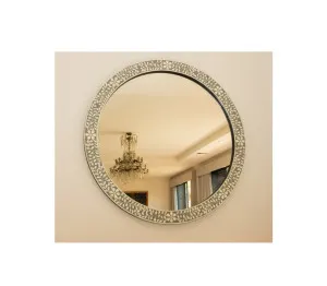Bone Inlay Gabrielle Wall Mirror 100cm by ", a Mirrors for sale on Style Sourcebook