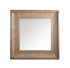 Natural Bates Square Wall Mirror 116cm x 116cm by Cafe Lighting &amp; Living, a Mirrors for sale on Style Sourcebook