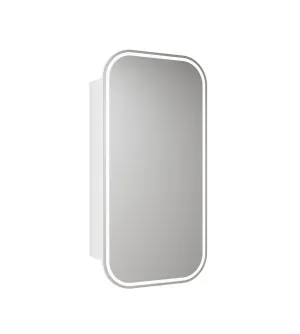 Vienna Frameless LED Shaving Cabinet Matte White 90cm x 45cm by Aulic, a Vanity Mirrors for sale on Style Sourcebook