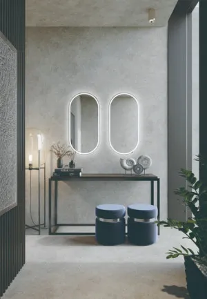 90cm x 45cm, Britis Nickel by Remer, a Vanity Mirrors for sale on Style Sourcebook