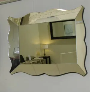 Frameless Bevelled Wall Mirror 60cm x 140cm by ", a Vanity Mirrors for sale on Style Sourcebook