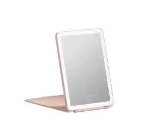 Portable Foldable Compact Makeup Mirror w/ LED 20cm x 13cm by Luxe Mirrors, a Illuminated Mirrors for sale on Style Sourcebook