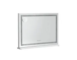 Crystal Hollywood LED Makeup Mirror 58cm x 46cm by Luxe Mirrors, a Shaving Cabinets for sale on Style Sourcebook