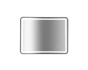 Rectangular LED Anti-Fog Illuminated Mirror with Metal Frame 70cm x 90cm by Luxe Mirrors, a Illuminated Mirrors for sale on Style Sourcebook