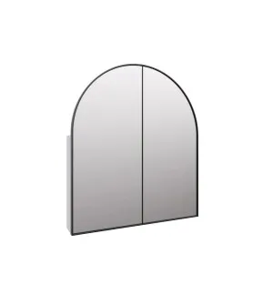 Amir Arch Mirror Cabinet Black 86cm x 76cm by ", a Vanity Mirrors for sale on Style Sourcebook