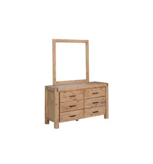 Dressing Table in Solid Acacia & Veneer Oak 140cm x 82cm by Luxe Mirrors, a Shaving Cabinets for sale on Style Sourcebook