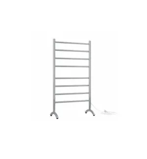 Straight Round Free-Standing Heated Towel Rail 108cm x 60cm by Luxe Mirrors, a Towel Rails for sale on Style Sourcebook