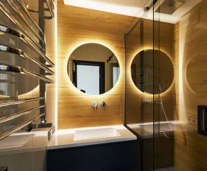 900mm / 90cm Diameter, Cool Light by Luxe Mirrors, a Vanity Mirrors for sale on Style Sourcebook