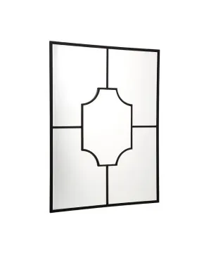 Boyd Black Wall Mirror 71cm x 99cm by Luxe Mirrors, a Mirrors for sale on Style Sourcebook