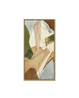 Hand-Painted Earthen Flow II Wall Art Canvas 125cm x 65cm by Luxe Mirrors, a Prints for sale on Style Sourcebook