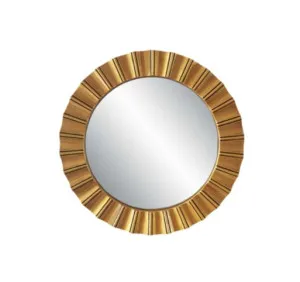 Gold Vintage Style Wall Mirror 65cm by Luxe Mirrors, a Mirrors for sale on Style Sourcebook