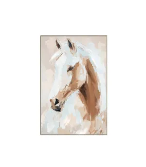 Whispering Stallion Wall Art Canvas 120cm x 80cm by Luxe Mirrors, a Prints for sale on Style Sourcebook