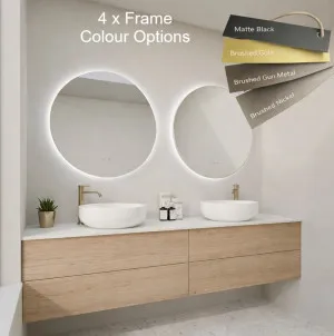 Gun Metal, 900mm by Luxe Mirrors, a Vanity Mirrors for sale on Style Sourcebook