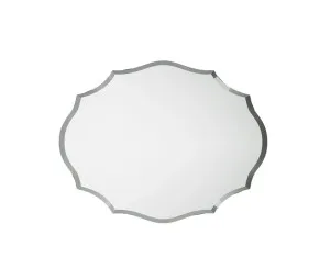 Scalloped Edge Decorative Wall Mirror 56cm x 71cm by Luxe Mirrors, a Mirrors for sale on Style Sourcebook