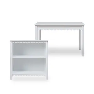 Mini Maisie Play Table + Bookcase Set - White - Mocka by Mocka., a Kids Play Furniture for sale on Style Sourcebook
