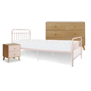Sonata Pink King Single Four Piece Bedroom Set - Mocka by Mocka., a Beds & Bed Frames for sale on Style Sourcebook