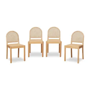 Mateo Dining Chair - Natural Set of Four Bundle - Mocka by Mocka., a Dining Chairs for sale on Style Sourcebook