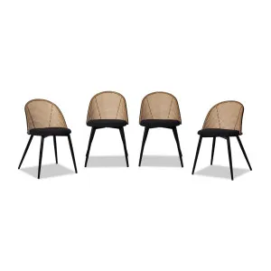 Avila Dining Chair - Black Set of Four Bundle - Mocka by Mocka., a Dining Chairs for sale on Style Sourcebook