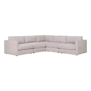 Davenport 5 Seater Modular Sofa in Bobby Marshmallow by OZ Design, a Sofas for sale on Style Sourcebook