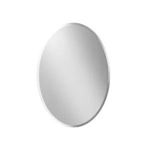 Frameless Bevelled Edge Oval Wall Mirror 50cm x 70cm by Luxe Mirrors, a Mirrors for sale on Style Sourcebook