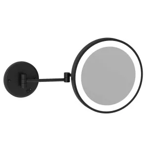 Thermogroup Ablaze 250 3x Magnification Concealed Bathroom Shaving Mirror - Matte Black L252CSMCB by Thermogroup, a Mirrors for sale on Style Sourcebook