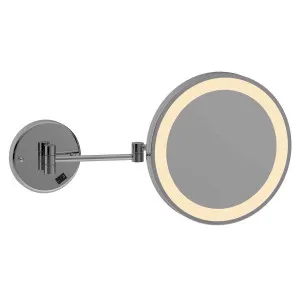 Thermogroup Ablaze 250 3x Magnification Concealed Bathroom Shaving Mirror - Warm Light Chrome L253CSMC by Thermogroup, a Mirrors for sale on Style Sourcebook
