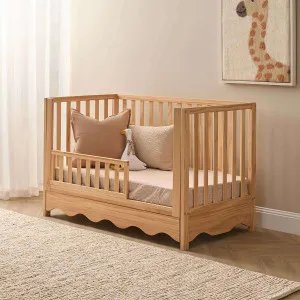 Malena Cot Toddler Bed Half Frame - Natural - Mocka by Mocka., a Cots & Bassinets for sale on Style Sourcebook