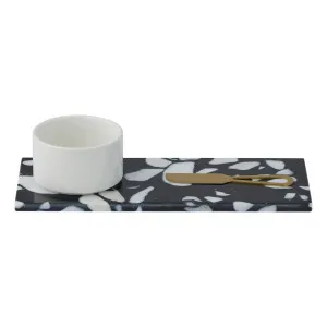 Hide Terrazzo Set of 3 in Black by OZ Design, a Platters & Serving Boards for sale on Style Sourcebook