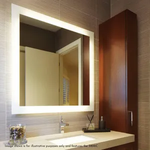 Thermogroup Ablaze 1500x800x45 111W Backlit Rectangle Bathroom Mirror with Demister - Cool Light S1500C by Thermogroup, a Mirrors for sale on Style Sourcebook