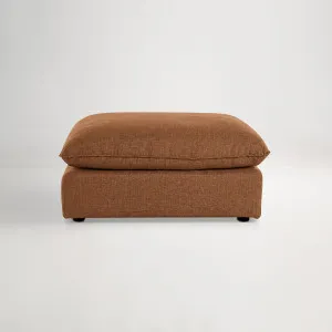 Loft Mini Ottoman, Luxe Rust, by Lounge Lovers by Lounge Lovers, a Ottomans for sale on Style Sourcebook