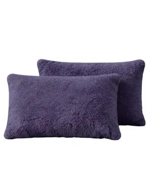 Mulberry Purple Snuggle Fleece Pillowcase Pair by null, a Pillow Cases for sale on Style Sourcebook