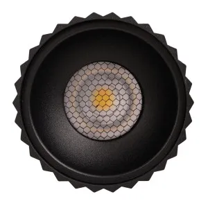 Havit Nella EXT Fluted 12W 240V Surface Mounted Outdoor LED Downlight Medium - Black by Havit, a Spotlights for sale on Style Sourcebook