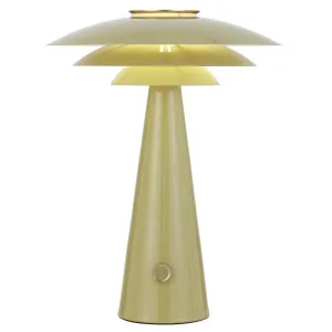 Telbix Halvik Modern Tiered Table Lamp - Green by Telbix, a Lamps for sale on Style Sourcebook