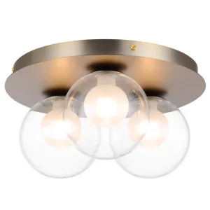 Telbix Mosari Modern 3 Light Ceiling Light - Gold by Telbix, a Lighting for sale on Style Sourcebook