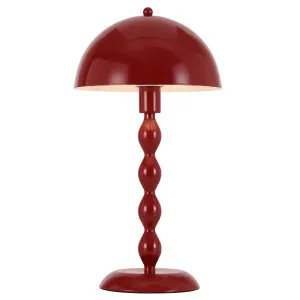 Telbix Estiq Contemporary Sculptural Table Lamp - Red by Telbix, a Lamps for sale on Style Sourcebook