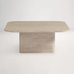 Cava Square Coffee Table, Travertine, by Lounge Lovers by Lounge Lovers, a Coffee Table for sale on Style Sourcebook
