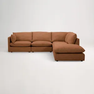 Loft Mini Right Corner Sofa, Luxe Rust, by Lounge Lovers by Lounge Lovers, a Sofas for sale on Style Sourcebook