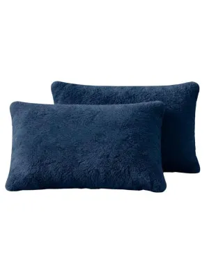 Pagnet Blue Snuggle Fleece Pillowcase Pair by null, a Pillow Cases for sale on Style Sourcebook