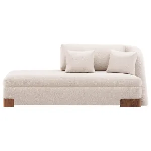 De La Espada Albireo Sofa Day Bed - Danish Oiled Walnut and Elle 220 Upholstery 182LRDOWELLE220 by De La Espada, a Sofas for sale on Style Sourcebook