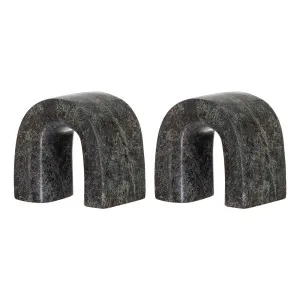 Boyd Stone Bookends Set of 2 in Green by OZ Design, a Vases & Jars for sale on Style Sourcebook