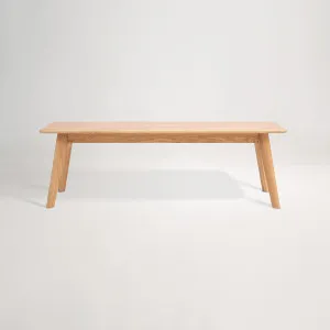 Oskar Wooden Bench, Natural Oak, by Lounge Lovers by Lounge Lovers, a Chairs for sale on Style Sourcebook