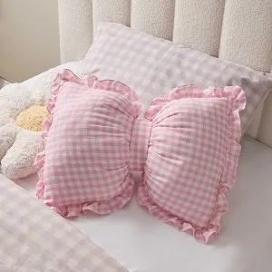 Bow Cushion Large - Pink - Mocka by Mocka., a Cushions, Decorative Pillows for sale on Style Sourcebook