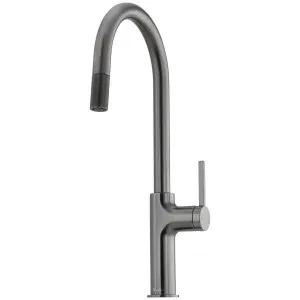 Oliveri Vilo Pull Out Goose Neck Mixer Tap Gunmetal VT2400-GM by Oliveri, a Small Kitchen Appliances for sale on Style Sourcebook