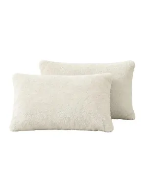 Bright White Snuggle Fleece Pillowcase Pair by null, a Pillow Cases for sale on Style Sourcebook