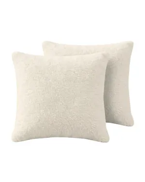 Bright White Snuggle Fleece European Pillowcase Pair by null, a Cushions, Decorative Pillows for sale on Style Sourcebook