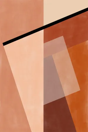 Orange Angularity by Gioia Wall Art, a Prints for sale on Style Sourcebook