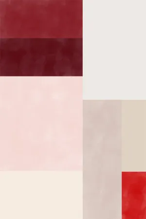 Red Overlapping Squares by Gioia Wall Art, a Prints for sale on Style Sourcebook